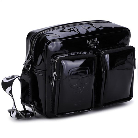 KARL LAGERFELD Kids Girls MINI MI Crossbody bag in black