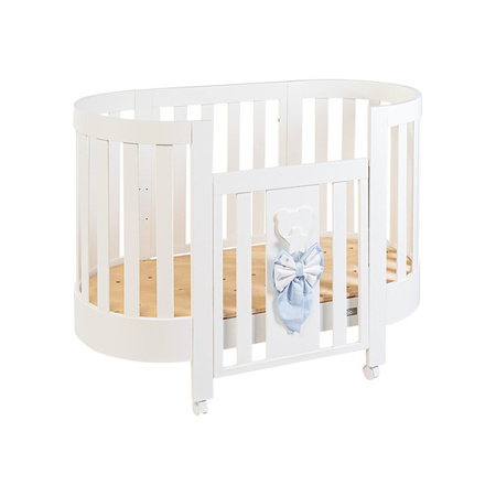  PICCI Dream Baby oval crib with pale blue application
