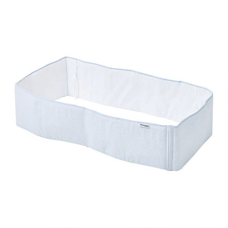 HOPPEKIDS Ochraniacz do kołyski dziecięcej 40x80cm w błękitne pasy