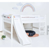 Hoppekids ECO Luxury Low bunk bed with slide and vertical ladder 90x200