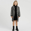 TWINSET Girls grey and black coat
