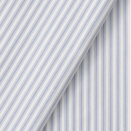  OLIVER FURNITURE Kurtyna do łóżka dziecięcego Seaside Lille Low Loft błękitne paski