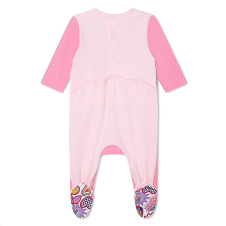 THE MARC JACOBS  Komplet dwóch pajacyków niemowlęcy dla dziewczynki różowy