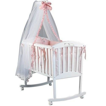 PICCI Lillipop Kołyska dziecięca z pościelą i baldachimem