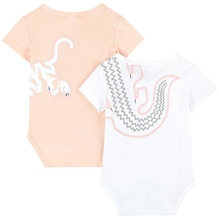 KENZO Kids Komplet dwóch body niemowlęcych dla dziewczynki