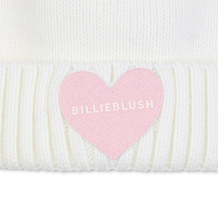 BILLIEBLUSH Czapka dziecięca dla dziewczynki z pomponem
