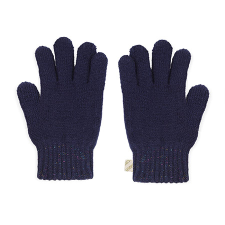 BILLIEBLUSH Girls' Navy Blue Gloves