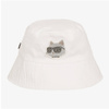 KARL LAGERFELD Girls ivory Choupette bucket hat