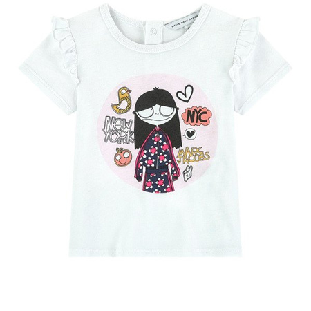 LITTLE MARC JACOBS Miss Marc print T-shirt
