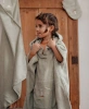 OLIVER FURNITURE Poncho dziecięce kąpielowe Sailboats