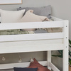 Hoppekids ECO Luxury low bunk bed with straight ladder 90x200cm