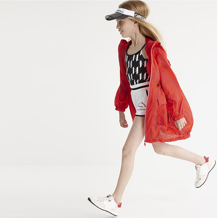 KARL LAGERFELD Kids Black and white swimsuit