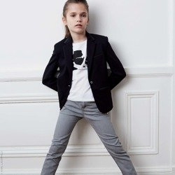 KARL LAGERFELD KIDS Dżinsy dziewczęce