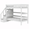 LIFETIME Kidsrooms Bunk Bed with Stairs 90x200 cm - Breeze, White