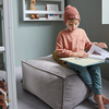 LIFETIME Kidsrooms  Pufa siedzisko kwadratowe szare