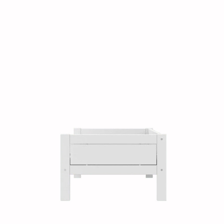 LIFETIME Kidsrooms Łóżko dziecięce pojedyncze 90x200 cm, białe