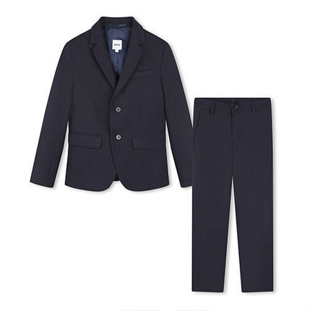 BOSS Kids Boys two-piece navy suit