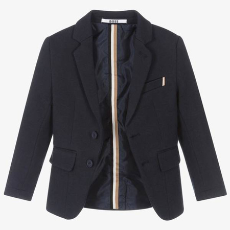 BOSS Kids Boys two-piece navy suit