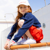 TRUSSARDI Girls short sleeve white and navy t-shirt 