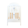  PICCI Nene Baby bed with bear application with blue ribbon