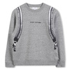 The Marc Jacobs Boy's Sweatshirt with Backpack Print, Gray