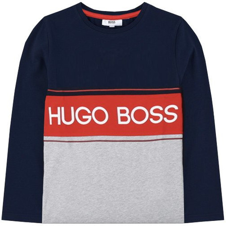 BOSS KIDS T-shirt chłopięcy z długim rękawem