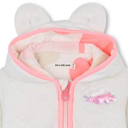 Billieblush Bluza dziecięca dla dziewczynki z kapturem