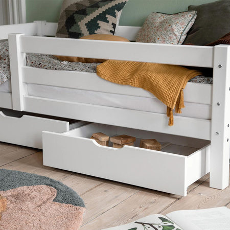 Hoppekids ECO Luxury toddler bed with 3/4 bed rail 70x160 cm