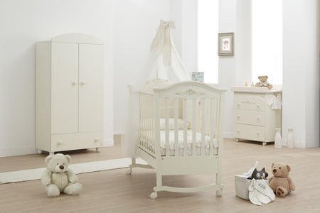 ItalBaby  Classic Avorio Łóżeczko dziecięce ecrue