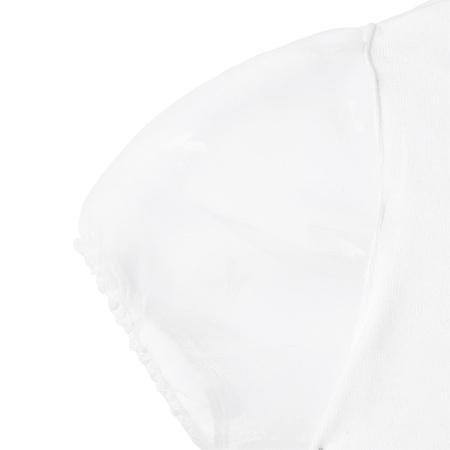 KARL LAGERFELD Kids Baby Girls White Cotton Dress