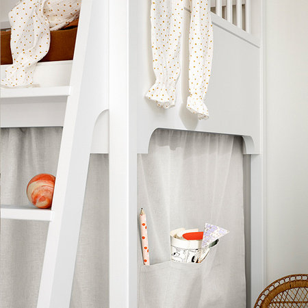  OLIVER FURNITURE Łóżko dziecięce na niskiej antresoli Seaside Classic low loft 90x200 cm