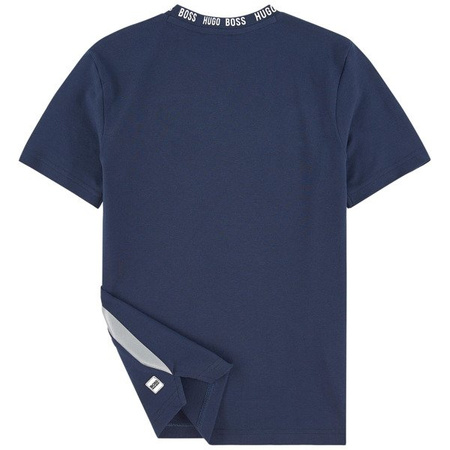 BOSS KIDS T-shirt chłopięcy granatowy 