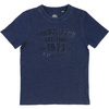 TIMBERLAND T-shirt chłopięcy granatowy z logo