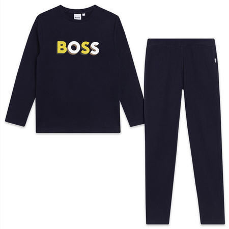BOSS Kids Boys navy pajamas