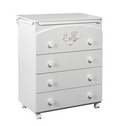 PICCI AMELIA Komoda z wanienką biała