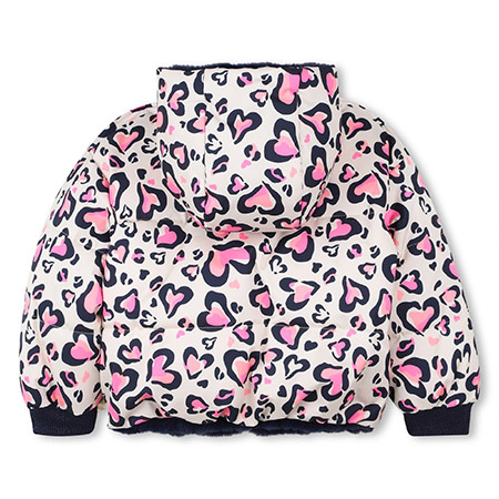BILLIEBLUSH Girls' Reversible Jacket with Hood