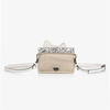 KARL LAGERFELD Kids Girls MINI MI Crossbody bag in gold and white