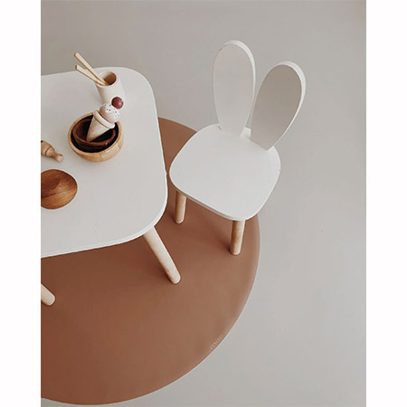 EEVEVE Mata podłogowa Splat mat - Cappuccino Brown