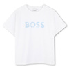 BOSS KIDS Komplet chłopięcy t-shirt z krótkim rękawem i bermudy