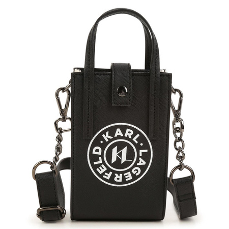 KARL LAGERFELD Kids Girls MINI MI Crossbody bag in black