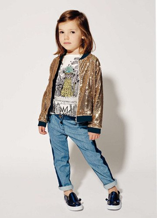 THE MARC JACOBS Dżinsy dziewczęce niebiesko-granatowe