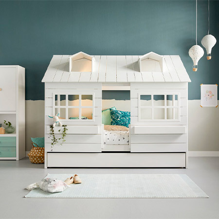 OLIVER FURNITURE Łóżeczko dziecięce Seaside Lille bez tapczanika junior