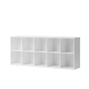 OLIVER FURNITURE Wood Біла дитяча настінна книжкова шафа (5x2 дюйми)