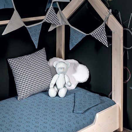 PICCI LIBERTY Komplet ochraniaczy do łóżka dziecięcego 4 sztuki niebieski