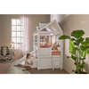 LIFETIME Kidsrooms Kid's Cabin bed Beach House with cabinets and slide90x200 cm, white