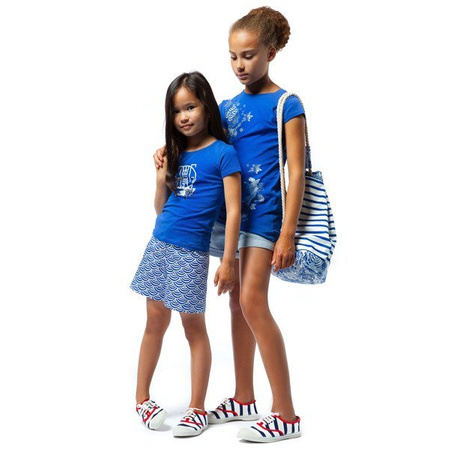 JUNIOR GAULTIER Tenisówki w paski