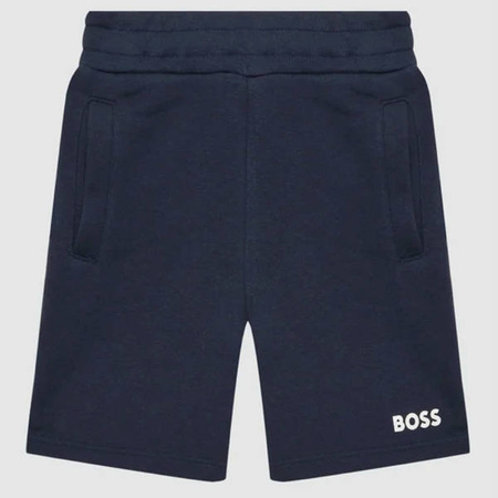 BOSS Kids Boys navy bermuda shorts