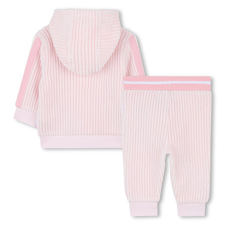 BOSS Kids Baby Girls' Two-Piece Pink Tracksuit