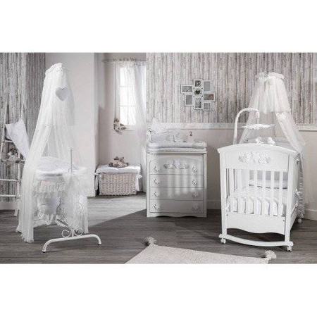 NANNY Iron Cradle Queen White