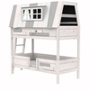 LIFETIME Kidsrooms Bunk Bed with Ladder 90x200 cm My Hangout, whitewash